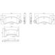 Purchase Top-Quality Plaquettes de frein arrière en céramique qualité supérieur par BREMBO - P59063N pa1