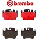 Purchase Top-Quality Rear Premium Ceramic Pads by BREMBO - P65009N pa2