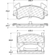 Purchase Top-Quality Plaquettes de frein arrière en céramique qualité supérieur par CENTRIC PARTS - 301.01540 pa5