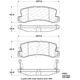 Purchase Top-Quality Plaquettes de frein arrière en céramique qualité supérieur par CENTRIC PARTS - 301.03250 pa13