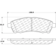 Purchase Top-Quality Plaquettes de frein arrière en céramique qualité supérieur par CENTRIC PARTS - 301.07570 pa4