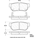 Purchase Top-Quality CENTRIC PARTS - 301.08130 - Rear Disc Brake Pad Set pa14