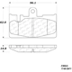 Purchase Top-Quality Rear Premium Ceramic Pads by CENTRIC PARTS - 301.08710 pa10