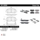 Purchase Top-Quality CENTRIC PARTS - 301.09990 - Rear Disc Brake Pad Set pa1
