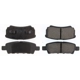 Purchase Top-Quality CENTRIC PARTS - 301.10370 - Rear Premium Ceramic Pads pa5
