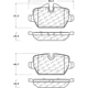 Purchase Top-Quality Plaquettes de frein arrière en céramique qualité supérieur par CENTRIC PARTS - 301.12260 pa10