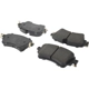 Purchase Top-Quality CENTRIC PARTS - 301.18980 - Rear Premium Ceramic Pads pa12