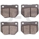 Purchase Top-Quality Rear Premium Ceramic Pads by DYNAMIC FRICTION COMPANY - 1310-0461-00 pa7