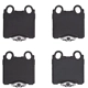 Purchase Top-Quality Rear Premium Ceramic Pads by DYNAMIC FRICTION COMPANY - 1310-0771-00 pa6