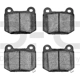 Purchase Top-Quality Rear Premium Ceramic Pads by DYNAMIC FRICTION COMPANY - 1310-0961-00 pa7