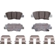 Purchase Top-Quality WAGNER - OEX1544 - Rear Premium Ceramic Pads pa25