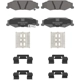 Purchase Top-Quality WAGNER - OEX732 - Rear Disc Brake Pads pa1