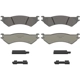 Purchase Top-Quality WAGNER - OEX802M - Rear Disc Brake Pads pa1