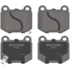 Purchase Top-Quality WAGNER - OEX961 - Rear Disc Brake Pads pa1