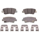Purchase Top-Quality WAGNER - OEX1445 - Rear Premium Ceramic Pads pa1