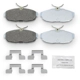 Purchase Top-Quality NRS BRAKE - NS1082 - Premium Galvanized Disc Brake Pad Set pa4