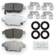 Purchase Top-Quality NRS BRAKE - NS1103 - Premium Galvanized Disc Brake Pad Set pa2