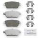 Purchase Top-Quality NRS BRAKE - NS1161 - Premium Galvanized Disc Brake Pad Set pa4