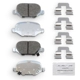 Purchase Top-Quality NRS BRAKE - NS1569 - Rear Premium Galvanized Pads pa2