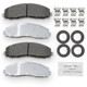 Purchase Top-Quality NRS BRAKE - NS1691 - Premium Galvanized Disc Brake Pad Set pa3