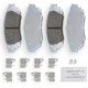 Purchase Top-Quality NRS BRAKE - NS1879 - Premium Galvanized Disc Brake Pad Set pa3