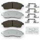 Purchase Top-Quality NRS BRAKE - NS757 - Premium Galvanized Disc Brake Pad Set pa1