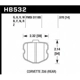 Purchase Top-Quality Plaquettes de frein arriére premium par HAWK PERFORMANCE - HB532G.570 pa2