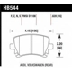 Purchase Top-Quality Rear Premium Pads by HAWK PERFORMANCE - HB544S.628 pa2