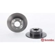 Purchase Top-Quality Rear Premium Rotor by BREMBO - 08.5743.11 pa10