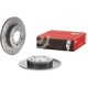 Purchase Top-Quality Rear Premium Rotor by BREMBO - 08.9148.1X (1 Qty) pa3