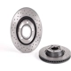 Purchase Top-Quality Rear Premium Rotor by BREMBO - 09.7196.1X pa1