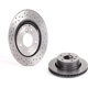 Purchase Top-Quality Rear Premium Rotor by BREMBO - 09.7702.1X pa2