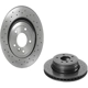 Purchase Top-Quality Rear Premium Rotor by BREMBO - 09.9425.1X (1 Qty) pa1