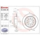 Purchase Top-Quality Rear Premium Rotor by BREMBO - 09.9523.81 (1 Qty) pa3