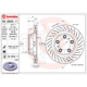 Purchase Top-Quality Rear Premium Rotor by BREMBO - 09.D935.11 (1 Qty) pa1