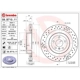 Purchase Top-Quality Rear Premium Rotor by BREMBO - 09.B710.11 (1 Qty) pa4