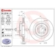 Purchase Top-Quality Rear Premium Rotor by BREMBO - 09.B745.41 (1 Qty) pa7