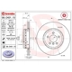 Purchase Top-Quality Rear Premium Rotor by BREMBO - 09.C401.13 pa5
