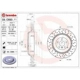 Purchase Top-Quality Rear Premium Rotor by BREMBO - 09.C660.11 (1 Qty) pa7