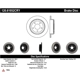 Purchase Top-Quality Disque de frein arrière de qualité supérieur par CENTRIC PARTS - 120.61052 pa6