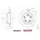 Purchase Top-Quality Rear Premium Rotor by EUROROTOR - PO2014 pa1