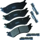 Purchase Top-Quality Rear Premium Semi Metallic Pads by BENDIX - SBM702A pa1