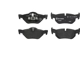 Purchase Top-Quality BREMBO - P06038 - Rear Premium Semi Metallic Pads pa7