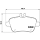 Purchase Top-Quality Plaquettes de frein arrière semi-métalliques de qualité supérieur by BREMBO - P50091 pa6