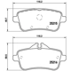 Purchase Top-Quality Plaquettes de frein arrière semi-métalliques de qualité supérieur by BREMBO - P50099 pa4