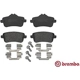 Purchase Top-Quality Rear Premium Semi Metallic Pads by BREMBO - P50099 pa6