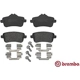 Purchase Top-Quality Plaquettes de frein arrière semi-métalliques de qualité supérieur by BREMBO - P50099 pa6