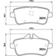 Purchase Top-Quality Plaquettes de frein arrière semi-métalliques de qualité supérieur by BREMBO - P50101 pa5