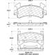 Purchase Top-Quality Plaquettes de frein arrière semi-métalliques de qualité supérieur par CENTRIC PARTS - 300.01540 pa4