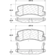 Purchase Top-Quality Plaquettes de frein arrière semi-métalliques de qualité supérieur par CENTRIC PARTS - 300.03250 pa9
